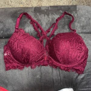 Victoria’s Secret pink racer back bra